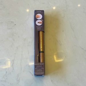 Tarte Quick Stick -Waterproof Shadow & Liner- Rose Gold Luster/Black -New in Box